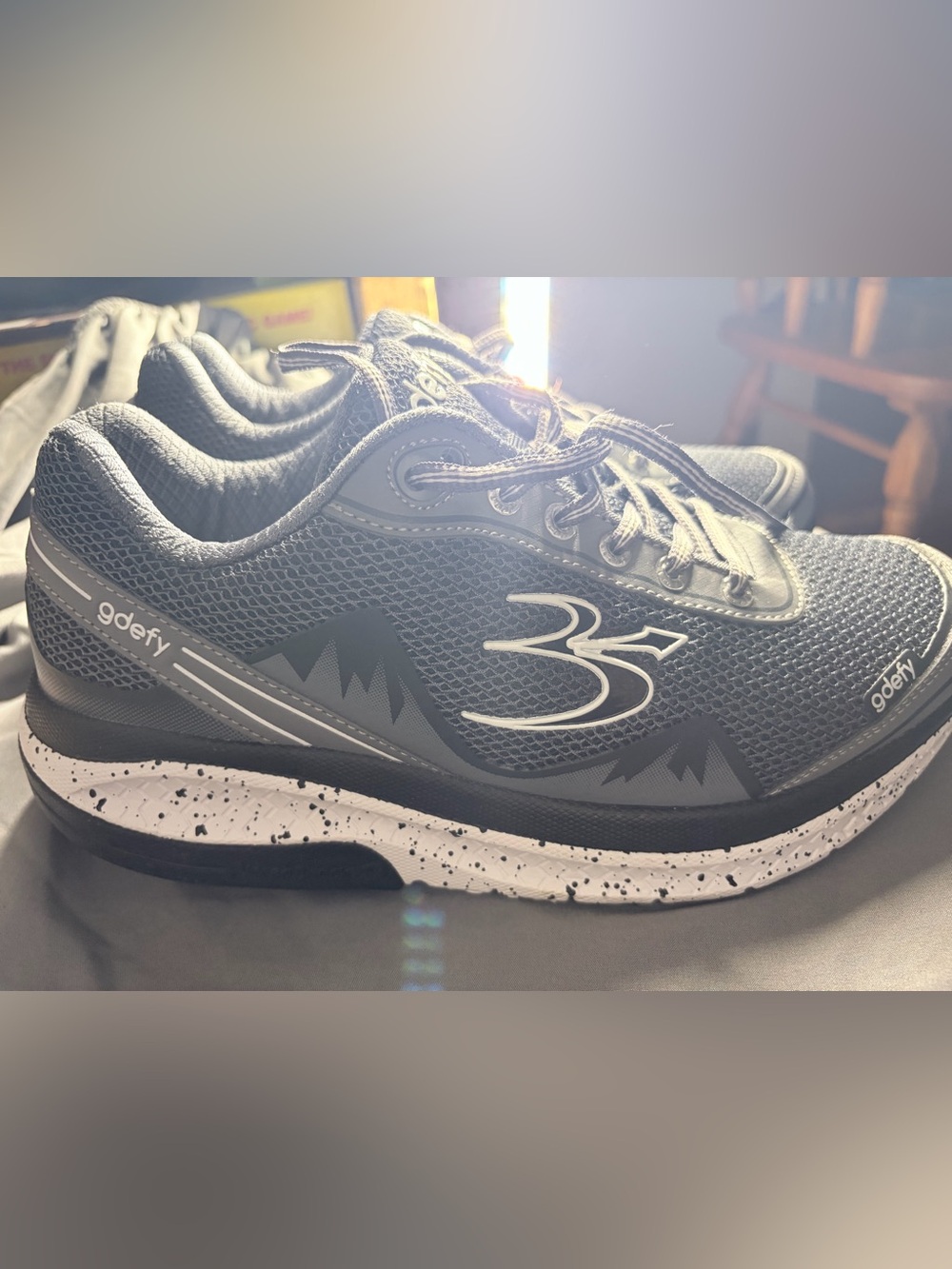 Gravity Defyer GDEFY Mighty Walk Grey Orthopedic Sneakers